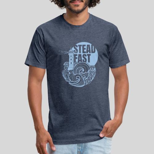 Steadfast - light blue - Fitted Cotton/Poly T-Shirt by Next Level