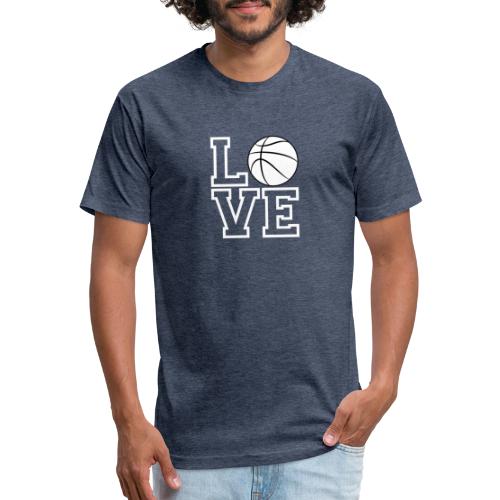 Love & Basketball - Fitted Cotton/Poly T-Shirt by Next Level