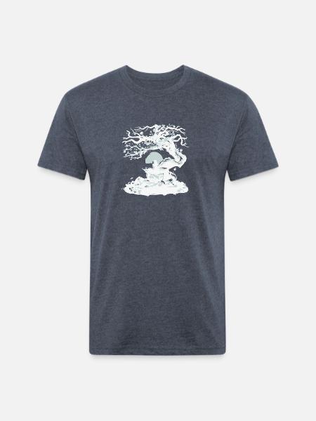 The mentor - Unisex Poly/Cotton T-Shirt - heather navy