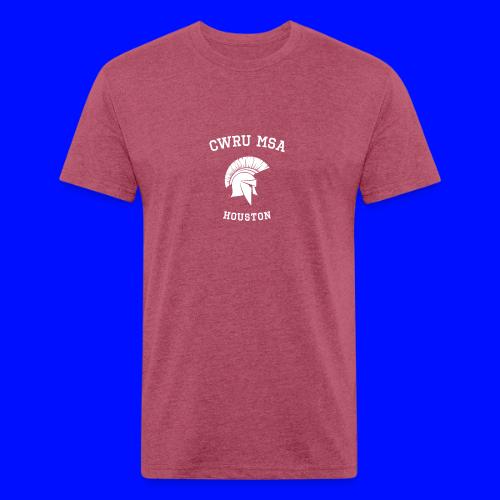 CWRU MSA Houston - Men’s Fitted Poly/Cotton T-Shirt