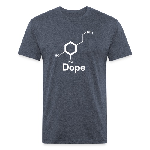 Dopamine - Fitted Cotton/Poly T-Shirt by Next Level