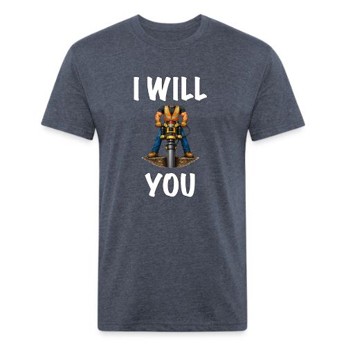 I WILL Pile Drive YOU - Unisex Poly/Cotton T-Shirt