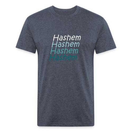 Hashem Gradient Repeats - Unisex Poly/Cotton T-Shirt