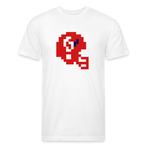 hou red 1 - Men’s Fitted Poly/Cotton T-Shirt