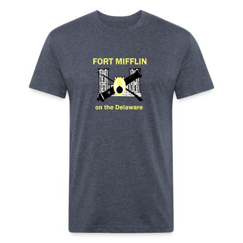 Fort Mifflin: Vintage Logo - Unisex Poly/Cotton T-Shirt