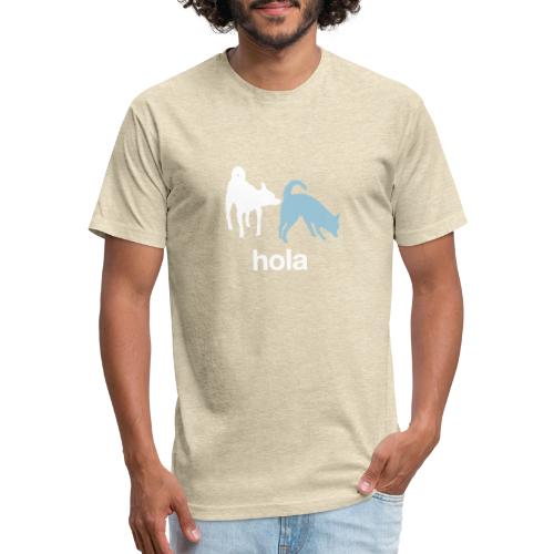 Hola - Men’s Fitted Poly/Cotton T-Shirt