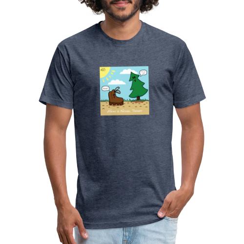 Natural therapy - Men’s Fitted Poly/Cotton T-Shirt