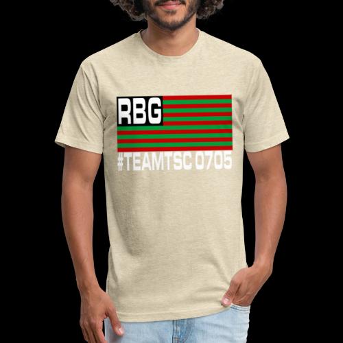 TeamTSC RBGFlag 2 - Men’s Fitted Poly/Cotton T-Shirt