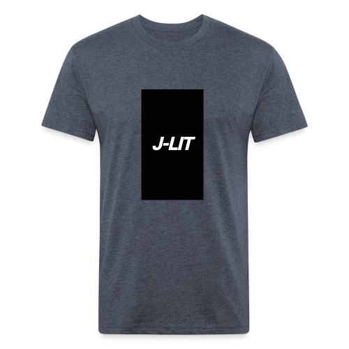 J-LIT Clothing - Men’s Fitted Poly/Cotton T-Shirt