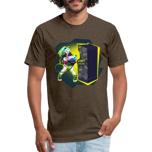 ARCADE RUNNERS - Men’s Fitted Poly/Cotton T-Shirt