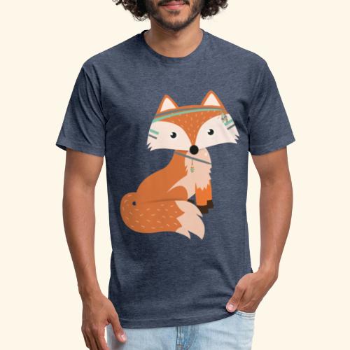 Felix Fox - Men’s Fitted Poly/Cotton T-Shirt