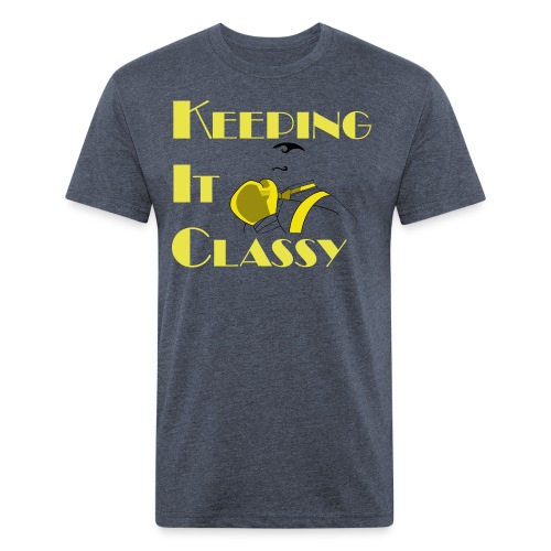 Keeping It Classy - Men’s Fitted Poly/Cotton T-Shirt