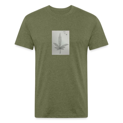 Happy 420 - Men’s Fitted Poly/Cotton T-Shirt