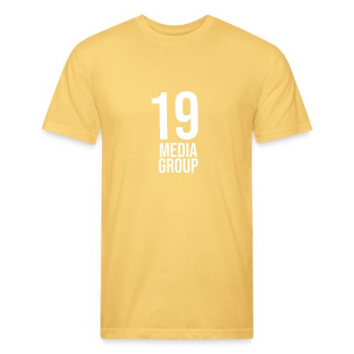 19 Media Group Logo - Unisex Poly/Cotton T-Shirt