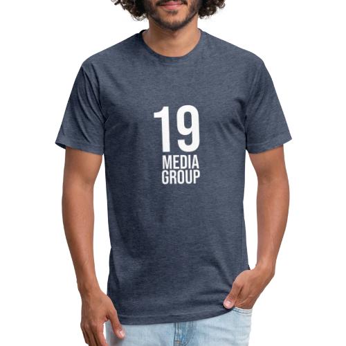19 Media Group Logo - Unisex Poly/Cotton T-Shirt