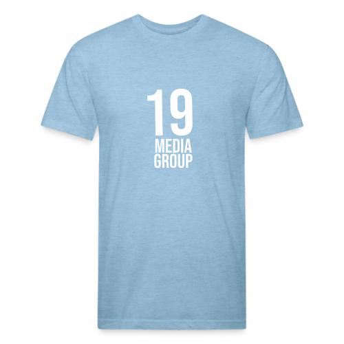 19 Media Group Logo - Unisex Poly/Cotton T-Shirt