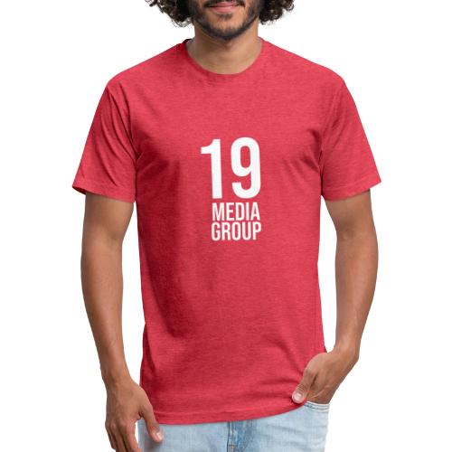 19 Media Group Logo - Unisex Poly/Cotton T-Shirt