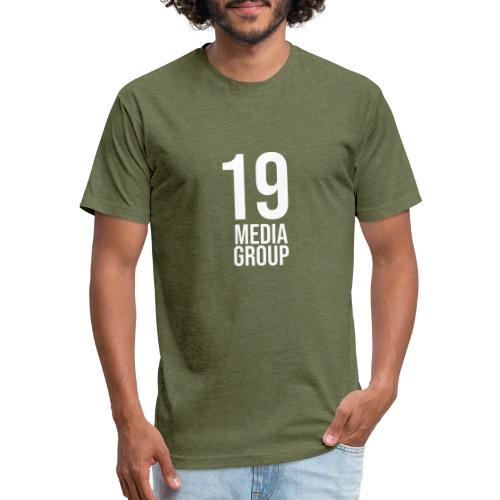 19 Media Group Logo - Unisex Poly/Cotton T-Shirt