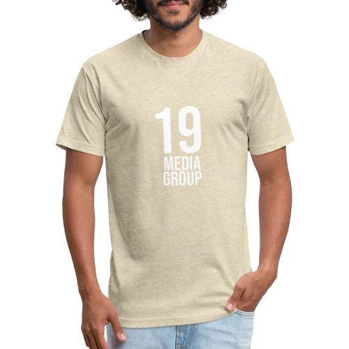 19 Media Group Logo - Unisex Poly/Cotton T-Shirt