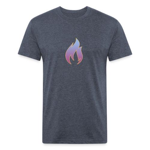 Fan Your Flame Logo Flame Only - Unisex Poly/Cotton T-Shirt