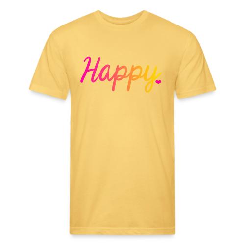 HAPPY - Unisex Poly/Cotton T-Shirt