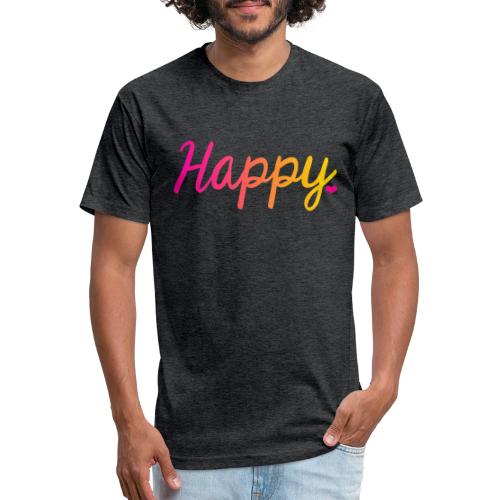 HAPPY - Unisex Poly/Cotton T-Shirt