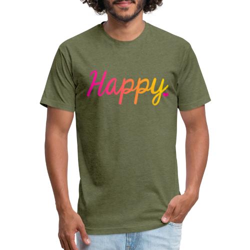HAPPY - Unisex Poly/Cotton T-Shirt