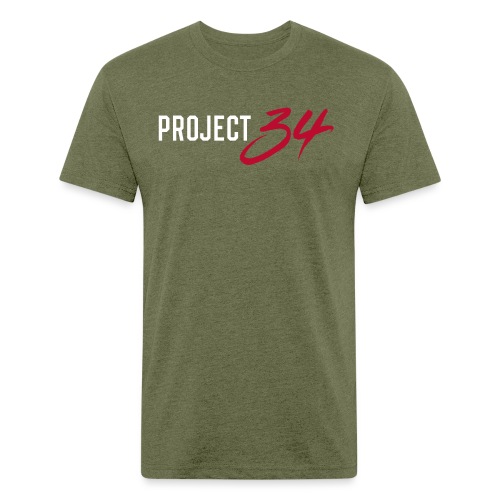 Braves_Project 34 - Men’s Fitted Poly/Cotton T-Shirt
