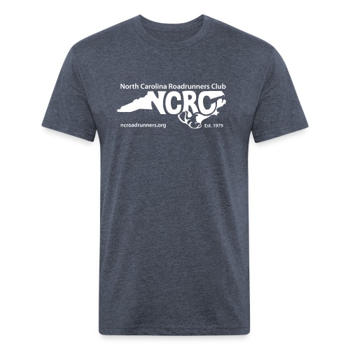 NCRC White Logo1 - Fitted Cotton/Poly T-Shirt by Next Level