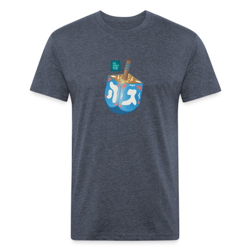 BYS Dreidel - Fitted Cotton/Poly T-Shirt by Next Level