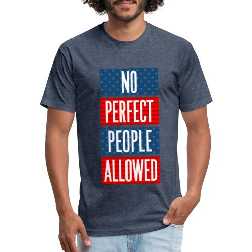 4th of July No Perfect People Allowed T-shirt - Unisex Poly/Cotton T-Shirt