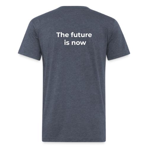 The future is electric/The future is now - Unisex Poly/Cotton T-Shirt