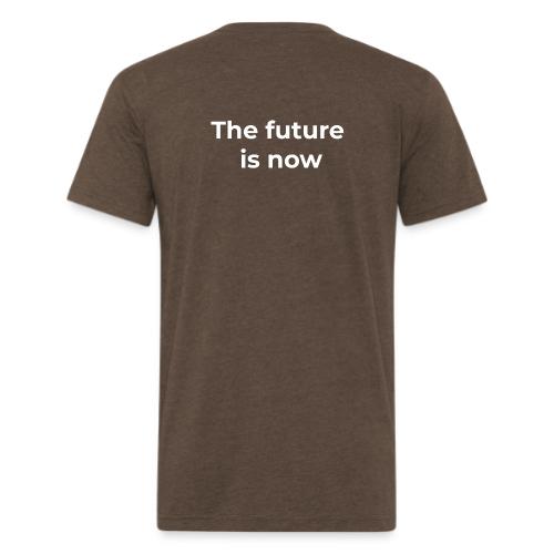 The future is electric/The future is now - Unisex Poly/Cotton T-Shirt