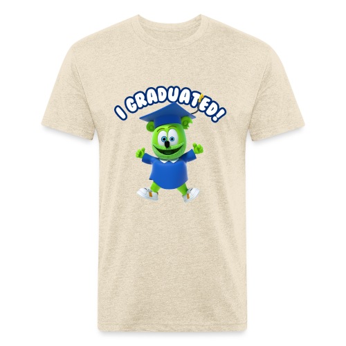 I Graduated! Gummibar (The Gummy Bear) - Fitted Cotton/Poly T-Shirt by Next Level