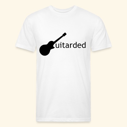 Guitarded - Fitted Cotton/Poly T-Shirt by Next Level