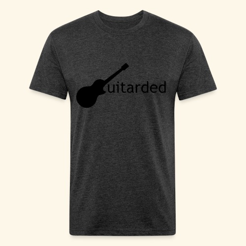 Guitarded - Fitted Cotton/Poly T-Shirt by Next Level