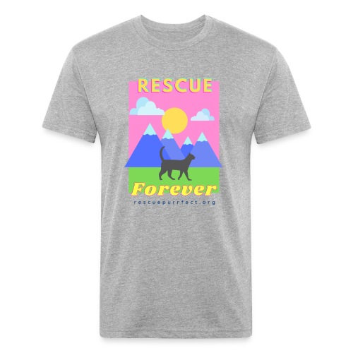 Rescue Forever Mountain Dream - Fitted Cotton/Poly T-Shirt by Next Level