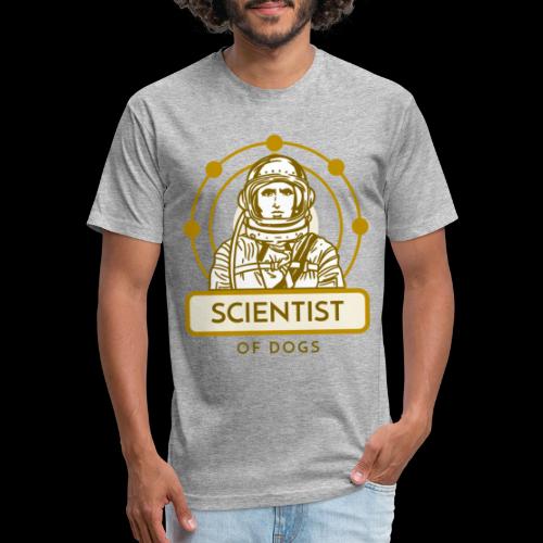 Scientist of Dogs - Fitted Cotton/Poly T-Shirt by Next Level