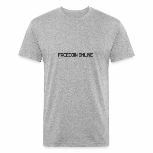 facecoin online dark - Fitted Cotton/Poly T-Shirt by Next Level
