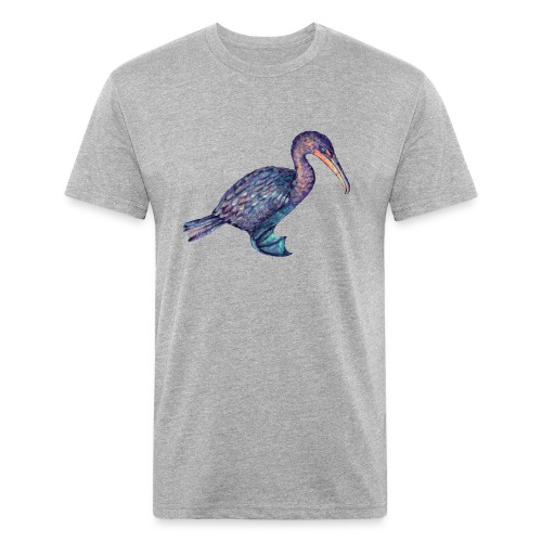 Cormorant - Fitted Cotton/Poly T-Shirt by Next Level