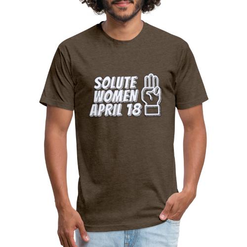 Solute Women April 18 - Fitted Cotton/Poly T-Shirt by Next Level