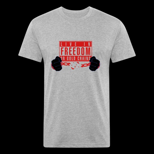 Live Free - Fitted Cotton/Poly T-Shirt by Next Level