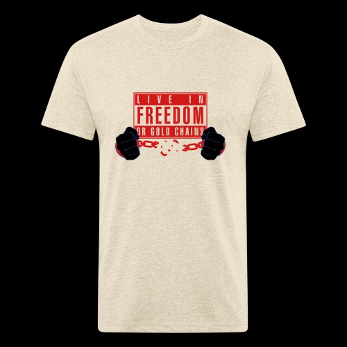 Live Free - Fitted Cotton/Poly T-Shirt by Next Level