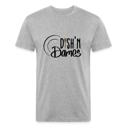 Dish'n Dames Black & Gold - Fitted Cotton/Poly T-Shirt by Next Level