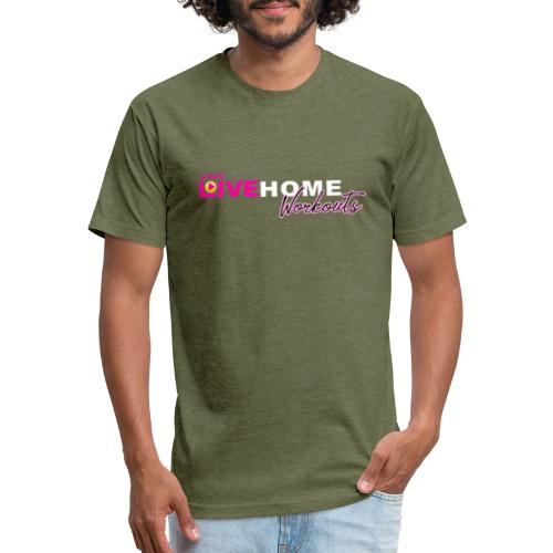 JANIS SAFFELL LIVE HOME WORKOUTS - Fitted Cotton/Poly T-Shirt by Next Level