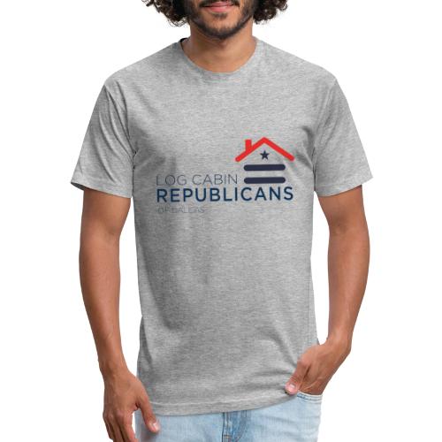 Log Cabin Republicans of Dallas - Fitted Cotton/Poly T-Shirt by Next Level