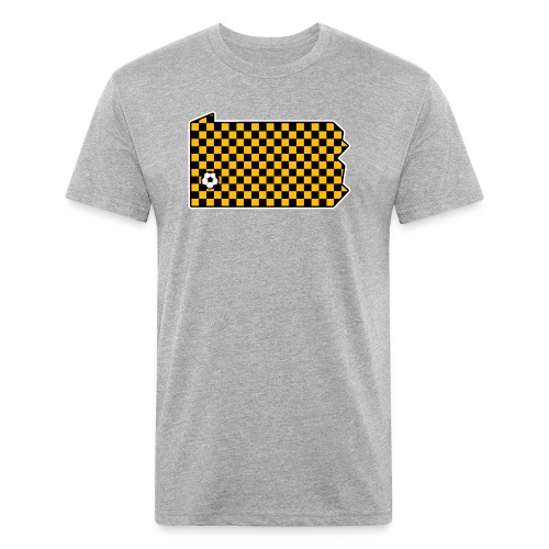 Pittsburgh Soccer - Fitted Cotton/Poly T-Shirt by Next Level