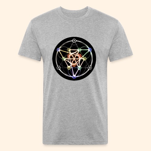 Classic Alchemical Cycle - Fitted Cotton/Poly T-Shirt by Next Level