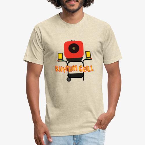 Rhythm Grill - Fitted Cotton/Poly T-Shirt by Next Level