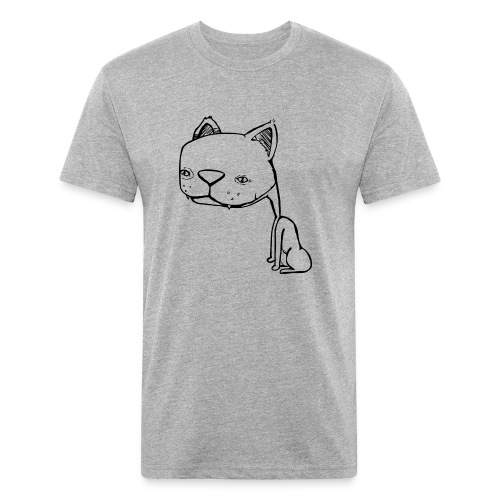 Meowy Wowie - Fitted Cotton/Poly T-Shirt by Next Level
